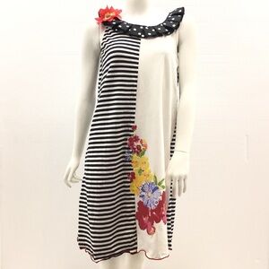 Bonnie Jean Girls Striped Sleeveless Shift Dress